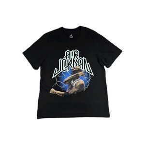 Mens Air Jordan Short Sleeve T Shirt Large Black